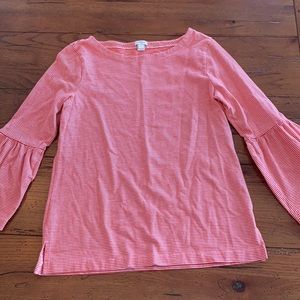 J crew bell sleeve top